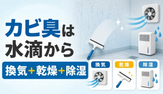 水回りのカビ臭は換気扇だけで消える？乾かし方と湿気対策