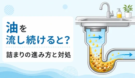 グリストラップなしで油を流し続けると？排水詰まりの進み方と対処